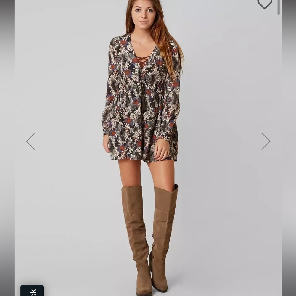 Stealing Fire Henley Dress FREE PEOPLE - Picture 1 of 2